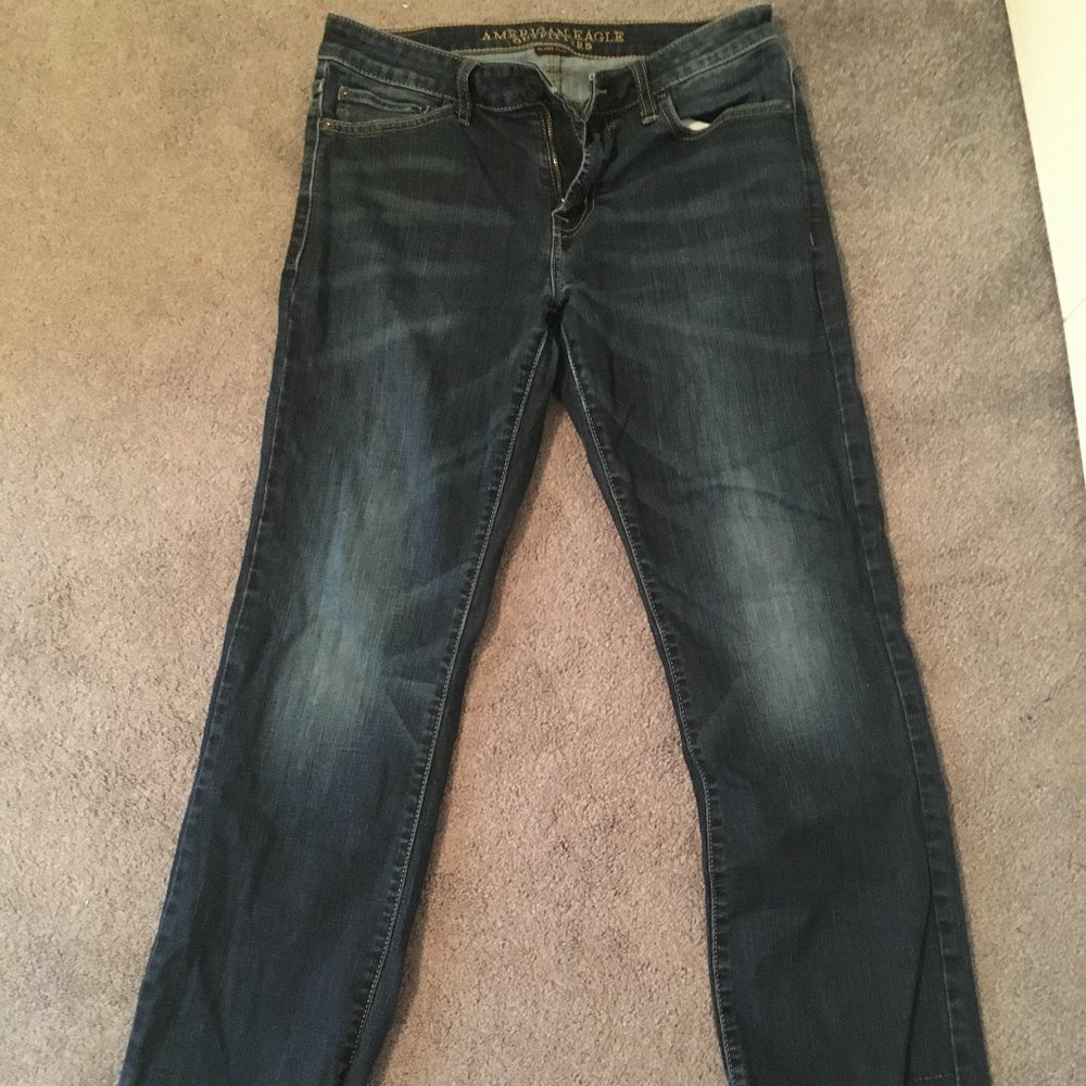 American Eagle Mens Straight Leg Jeans Active Flex